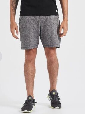 Vuori MEN'S PONTO 7.5" SHORT Heather Grey Size Small
